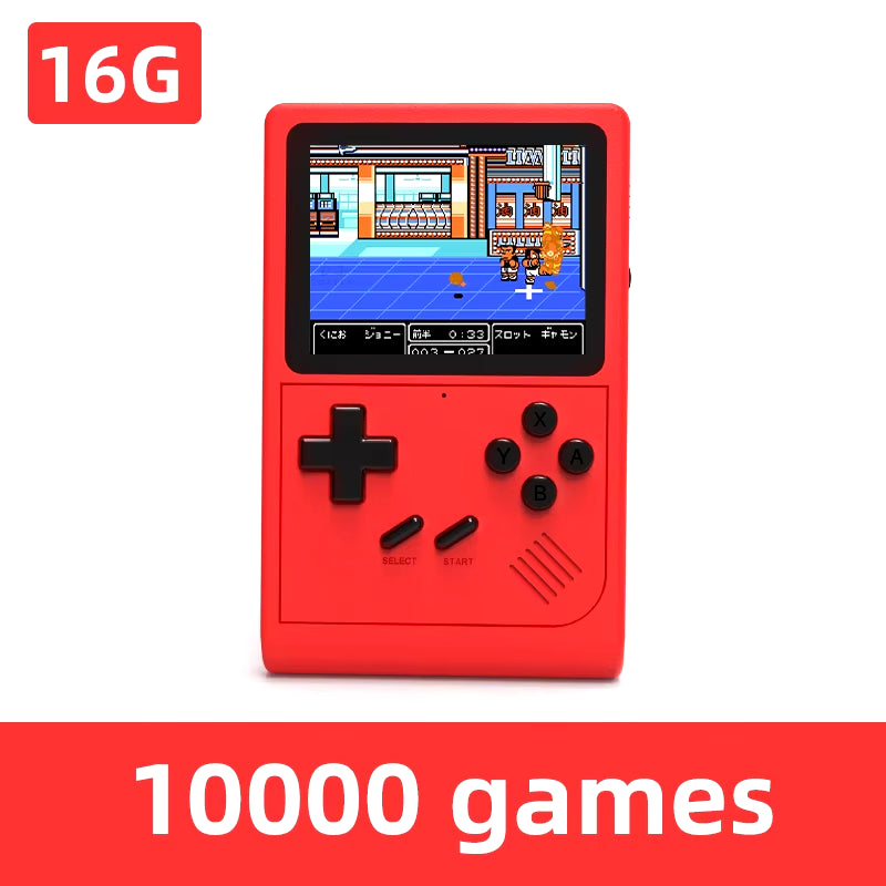 GB300 Portable Handheld Game Console Player 3.0Inch Pocket Video Gaming Console 10000 Games for SFC/GB/GBA Kid Gift